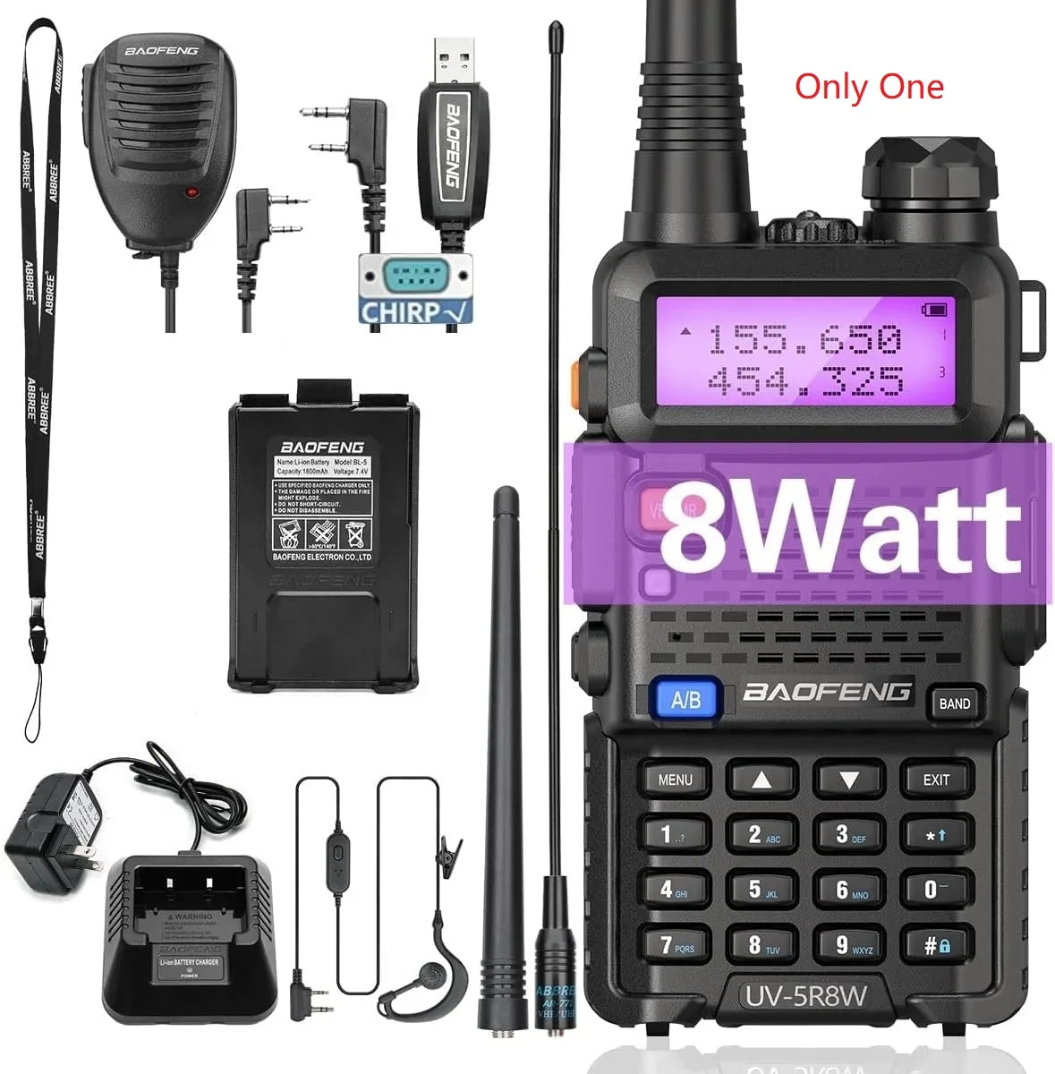 UV-5R 8W High Power Walkie Talkie | Horizon Survival Co.