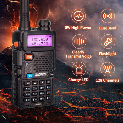 UV-5R 8W High Power Walkie Talkie | Horizon Survival Co.