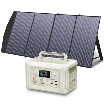 Solar generator with solar panels - Horizon Survival Co